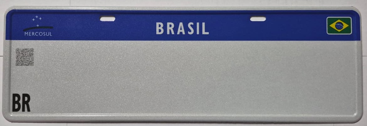 Placa Mercosul Carro